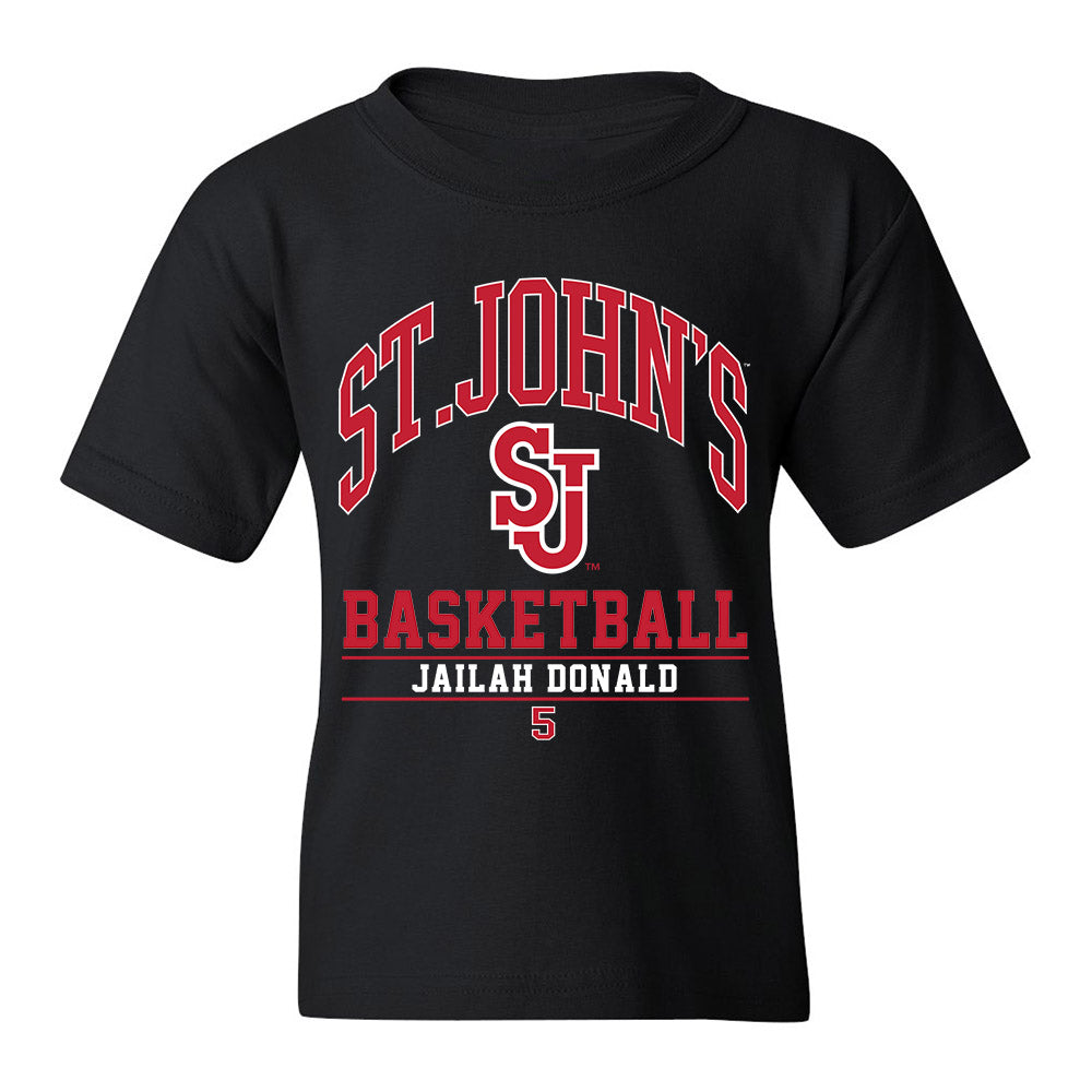 St. Johns - NCAA Women's Basketball : Jailah Donald - Classic Fashion Shersey Youth T-Shirt