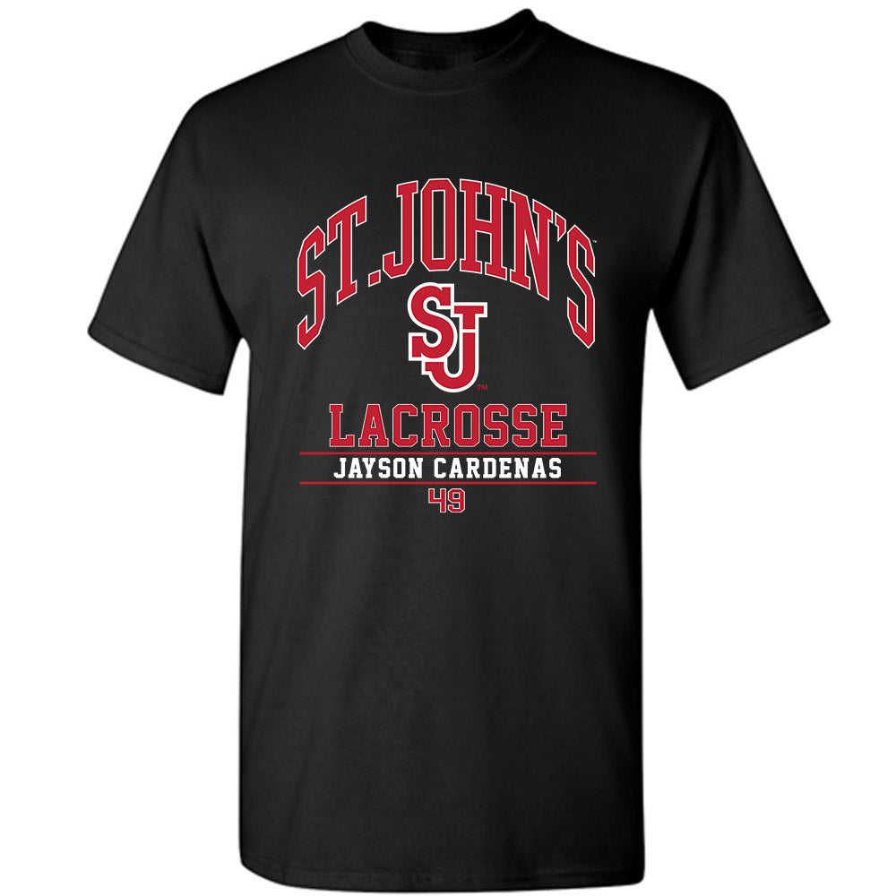 St. Johns - NCAA Men's Lacrosse : Jayson Cardenas - Classic Fashion Shersey T-Shirt-0