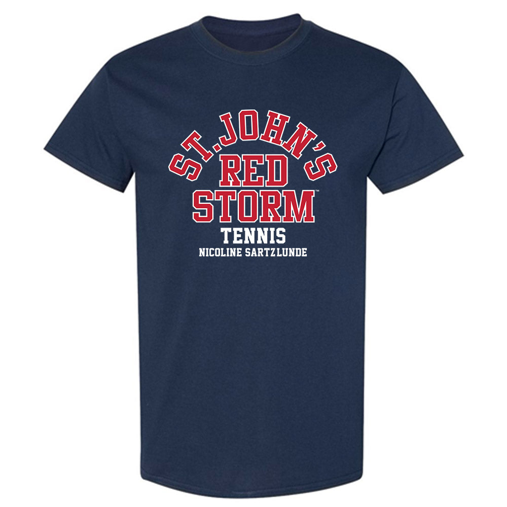 St. Johns - NCAA Women's Tennis : Nicoline Sartz-Lunde - Classic Fashion Shersey T-Shirt