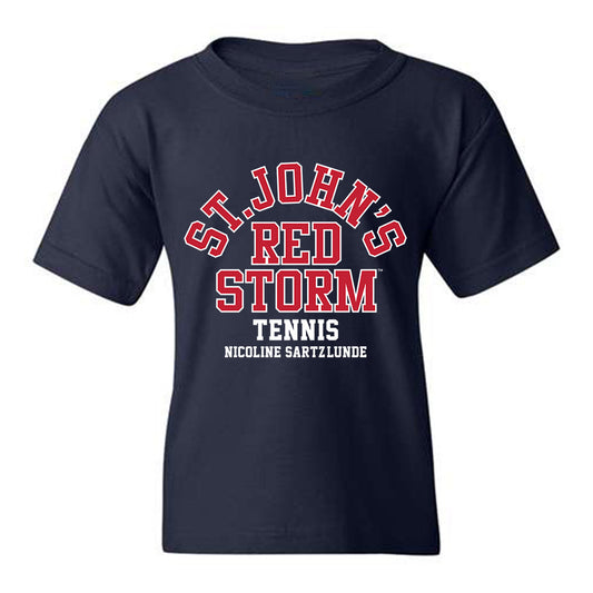 St. Johns - NCAA Women's Tennis : Nicoline Sartz-Lunde - Classic Fashion Shersey Youth T-Shirt