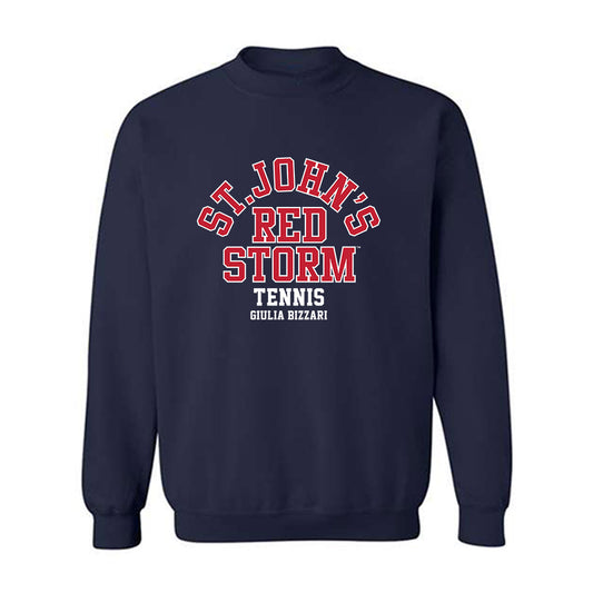 St. Johns - NCAA Women's Tennis : Giulia Bizzari - Classic Fashion Shersey Crewneck Sweatshirt-0