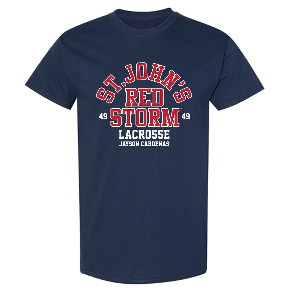 St. Johns - NCAA Men's Lacrosse : Jayson Cardenas - Classic Fashion Shersey T-Shirt-0