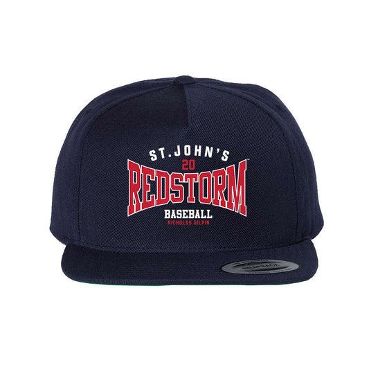 St. Johns - NCAA Baseball : Nicholas Gilpin - Snapback Hat-0