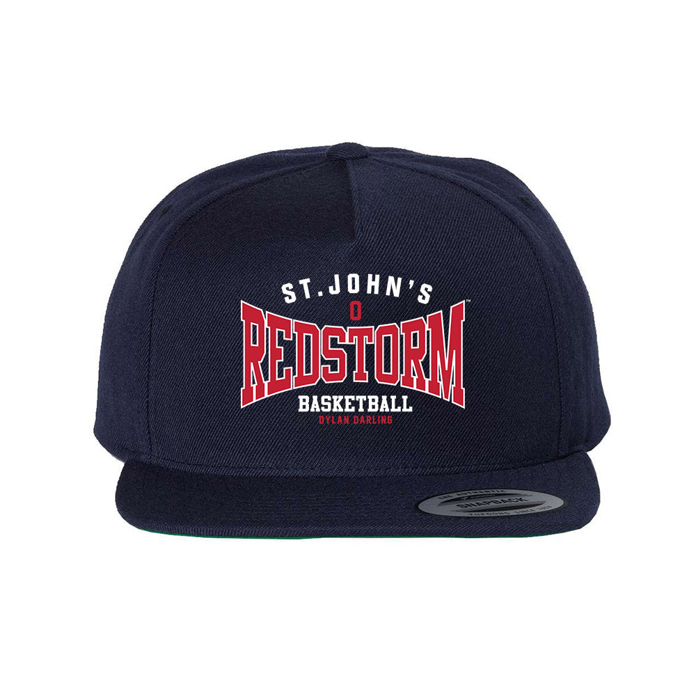 St. Johns - NCAA Men's Basketball : Dylan Darling - Snapback Hat-0