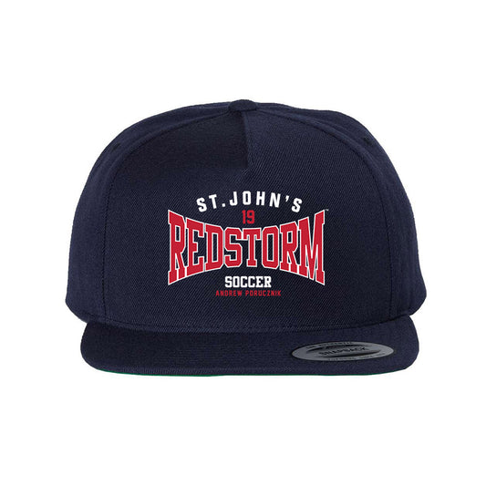 St. Johns - NCAA Men's Soccer : Andrew Porucznik - Snapback Hat-0