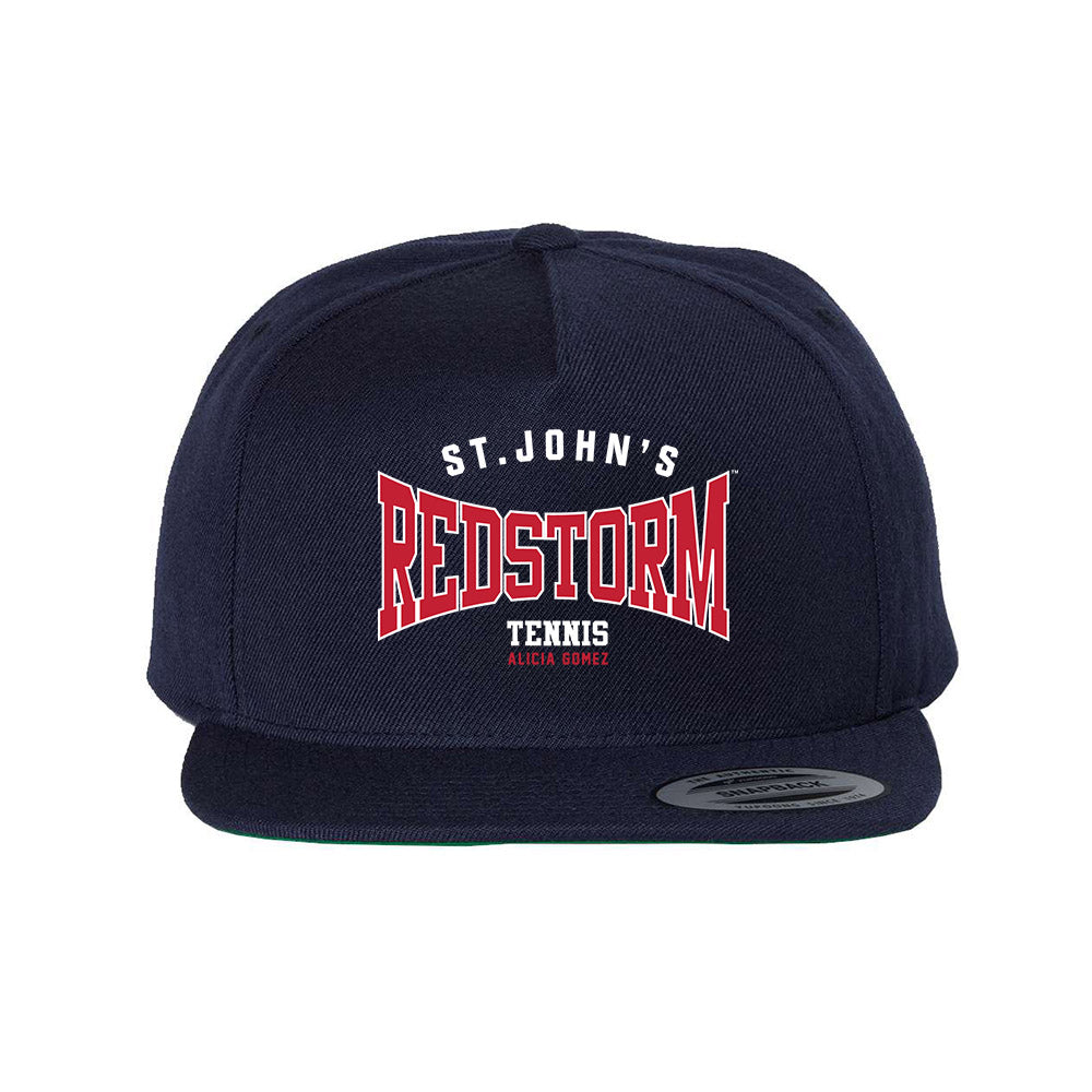 St. Johns - NCAA Women's Tennis : Alicia Gomez - Snapback Hat-0