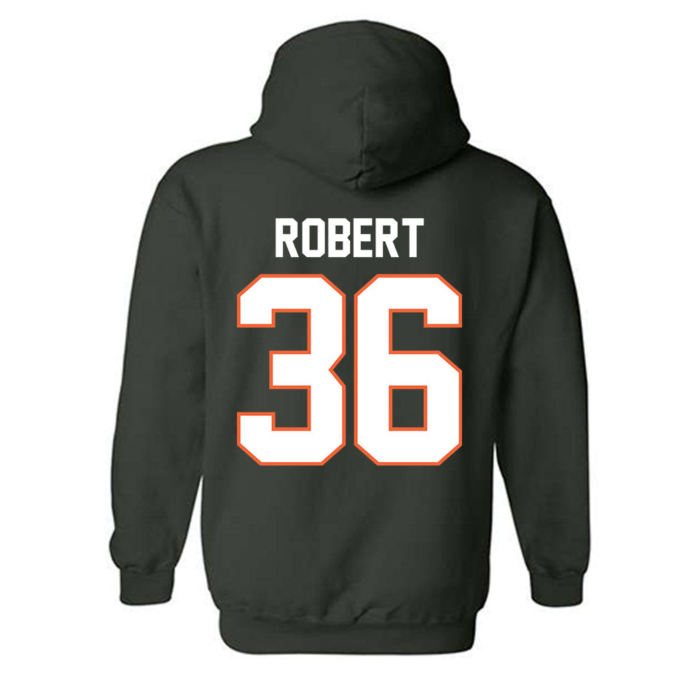 Miami - NCAA Baseball : Nick Robert - Classic Shersey Hooded Sweatshirt-1