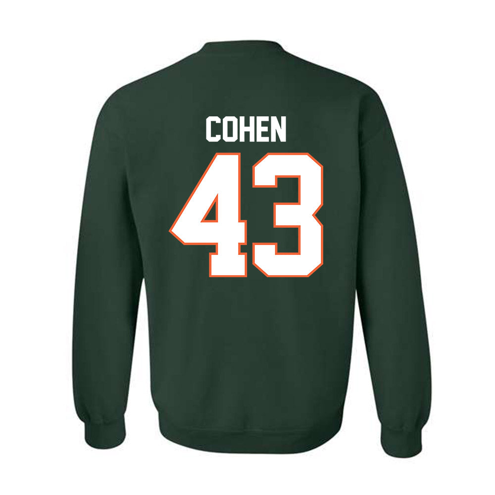 Miami - NCAA Football : Andrew Cohen - Classic Shersey Crewneck Sweatshirt