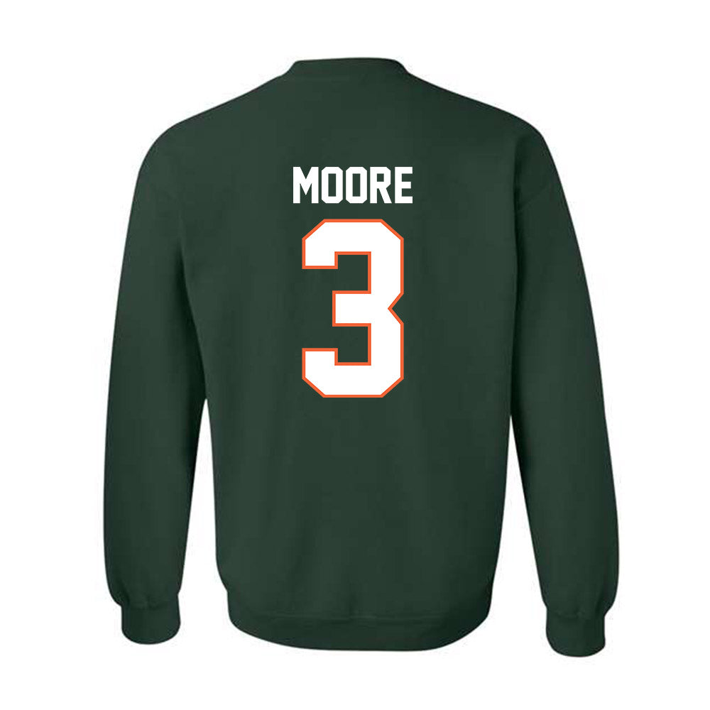 Miami - NCAA Football : Joshua Moore - Classic Shersey Crewneck Sweatshirt-1