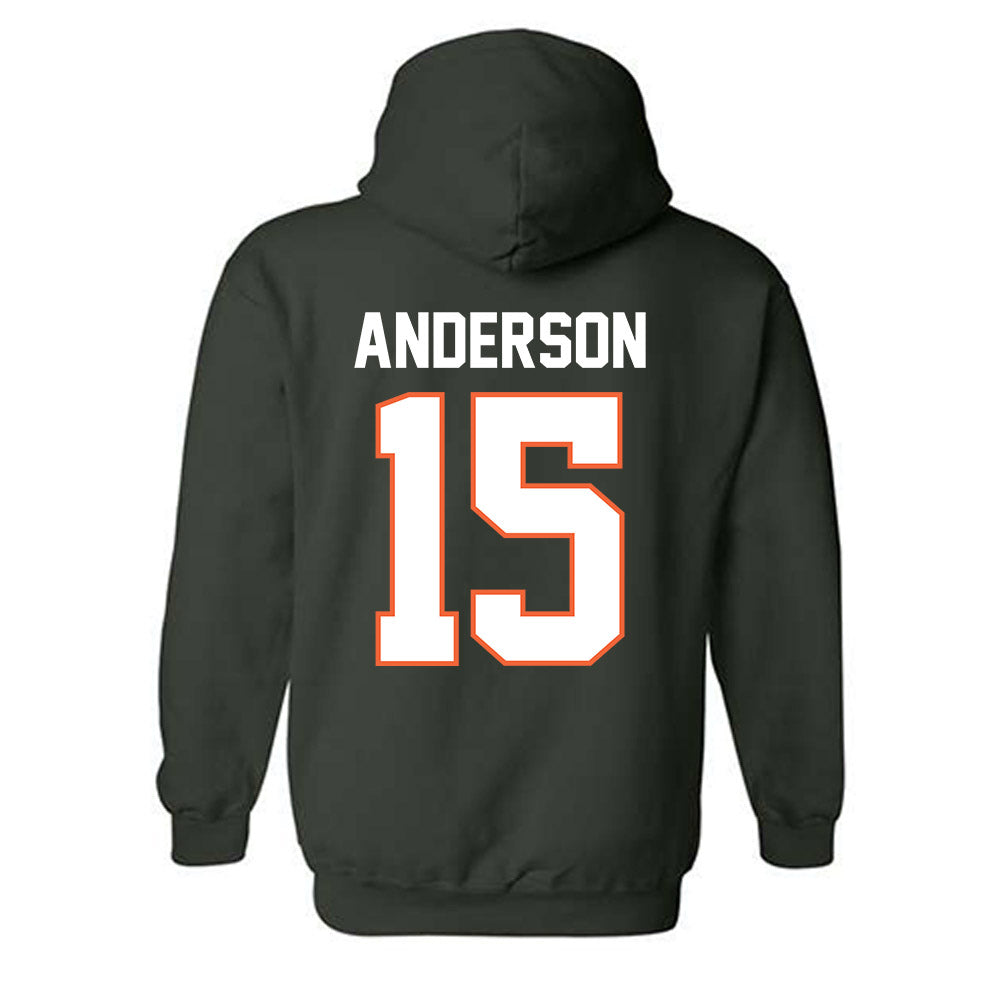 Miami - NCAA Football : Judd Anderson - Classic Shersey Hooded Sweatshirt-1