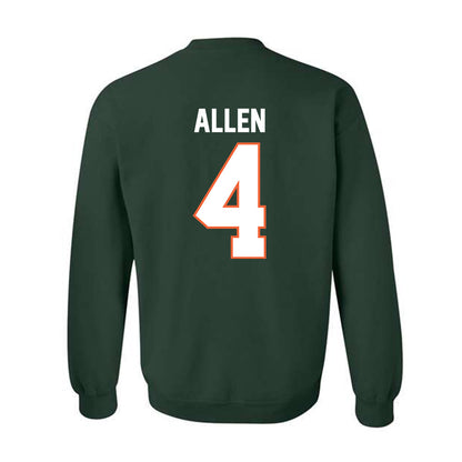 Miami - NCAA Men's Basketball : Marcus Allen - Classic Shersey Crewneck Sweatshirt-1