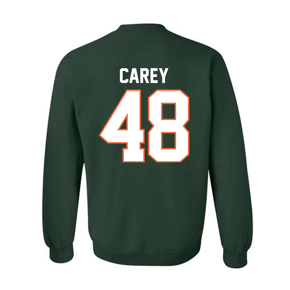 Miami - NCAA Women's Soccer : sage carey - Classic Shersey Crewneck Sweatshirt-1