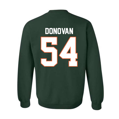 Miami - NCAA Football : Michael Donovan - Classic Shersey Crewneck Sweatshirt-1