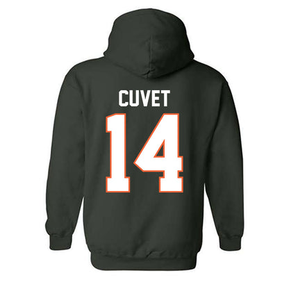 Miami - NCAA Baseball : Daniel Cuvet - Classic Shersey Hooded Sweatshirt-1