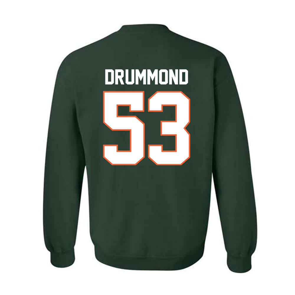 Miami - NCAA Baseball : Lj Drummond - Classic Shersey Crewneck Sweatshirt-1