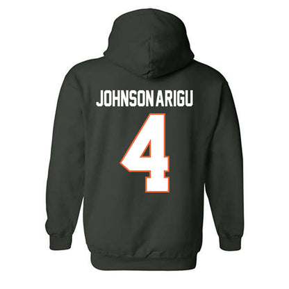 Miami - NCAA Men's Basketball : Isaiah Johnson-Arigu - Classic Shersey Hooded Sweatshirt