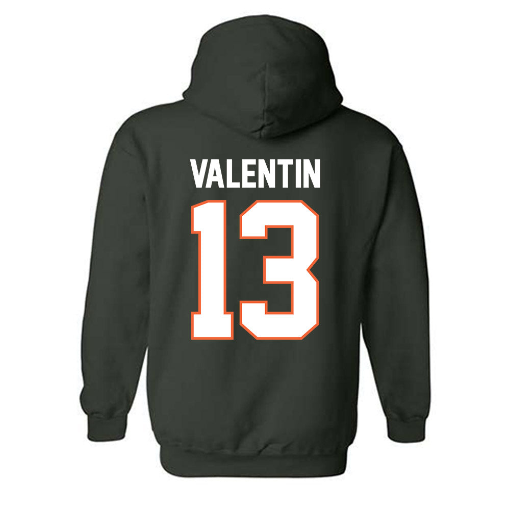 Miami - NCAA Women's Volleyball : Marla Valentin - Classic Shersey Hooded Sweatshirt