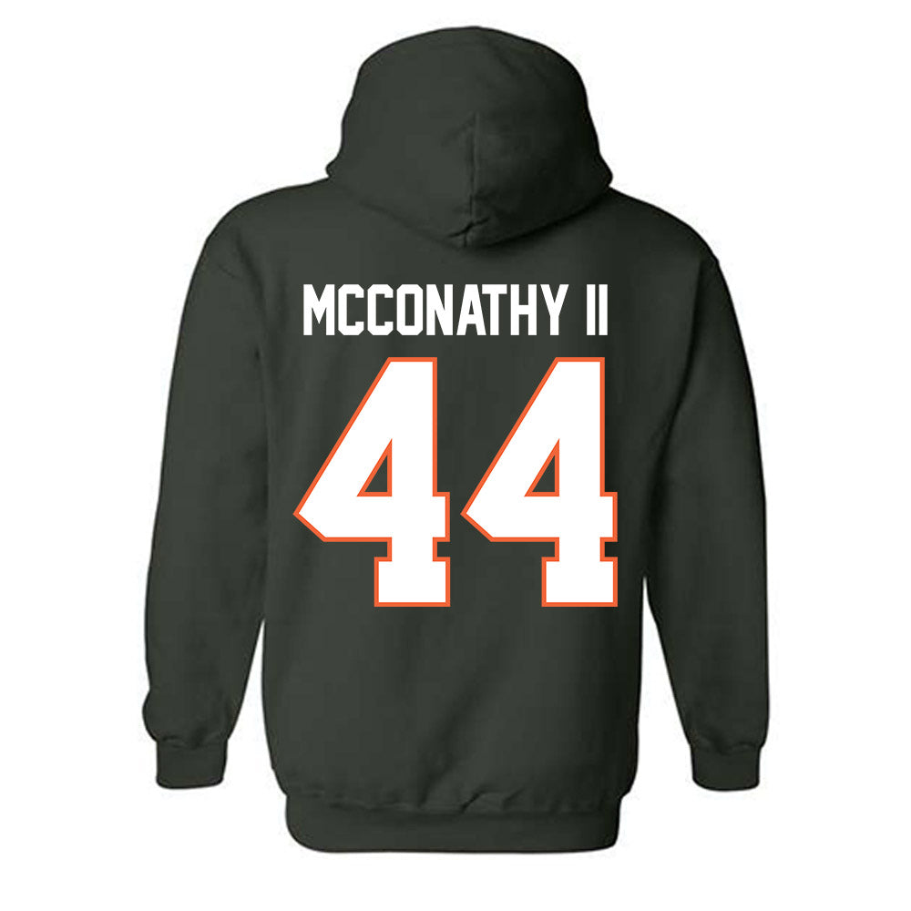 Miami - NCAA Football : Cole McConathy II - Classic Shersey Hooded Sweatshirt-1