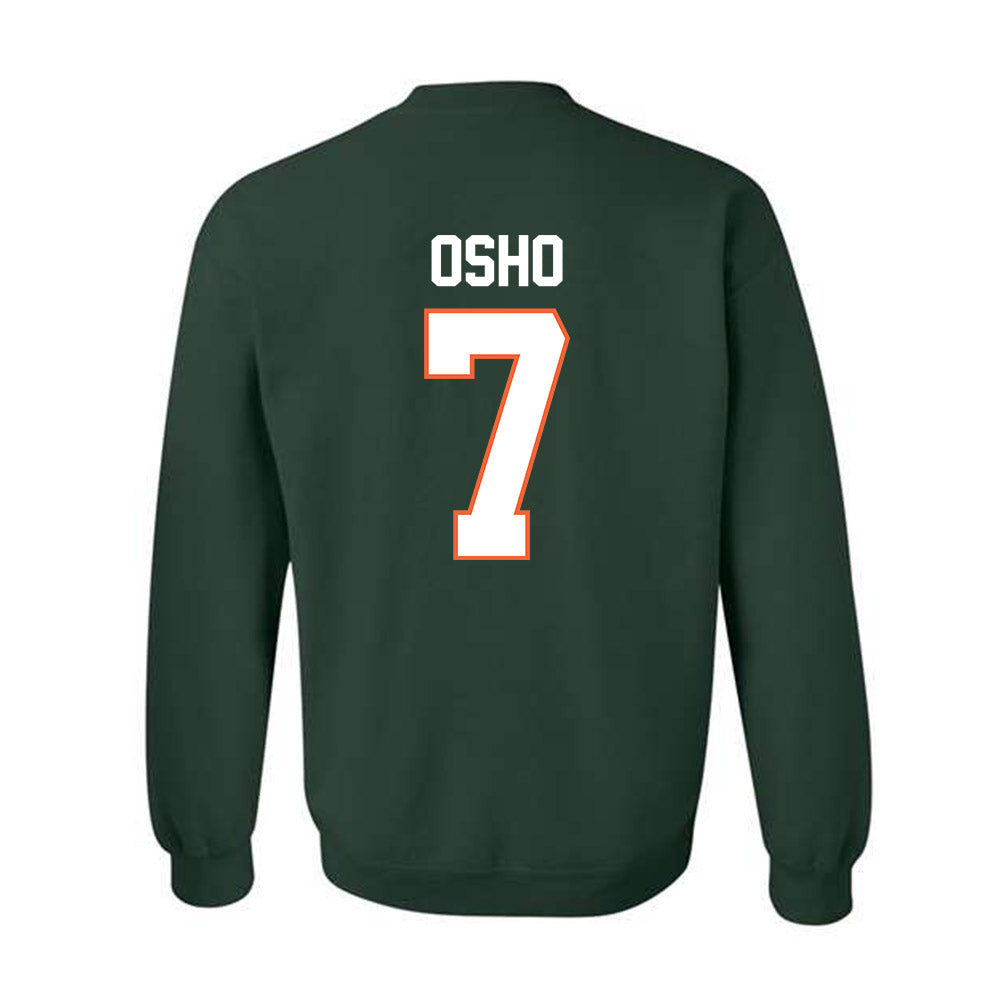 Miami - NCAA Women's Basketball : Danielle Osho - Classic Shersey Crewneck Sweatshirt-1