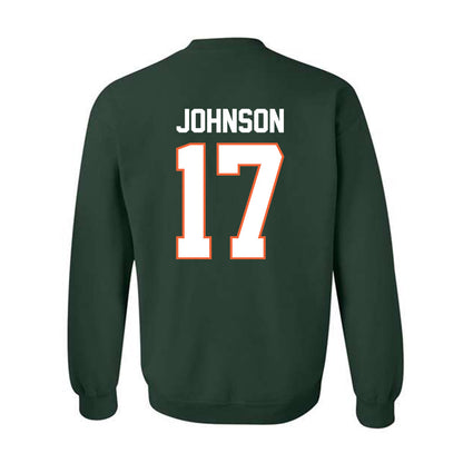 Miami - NCAA Football : Tony Johnson - Classic Shersey Crewneck Sweatshirt-1