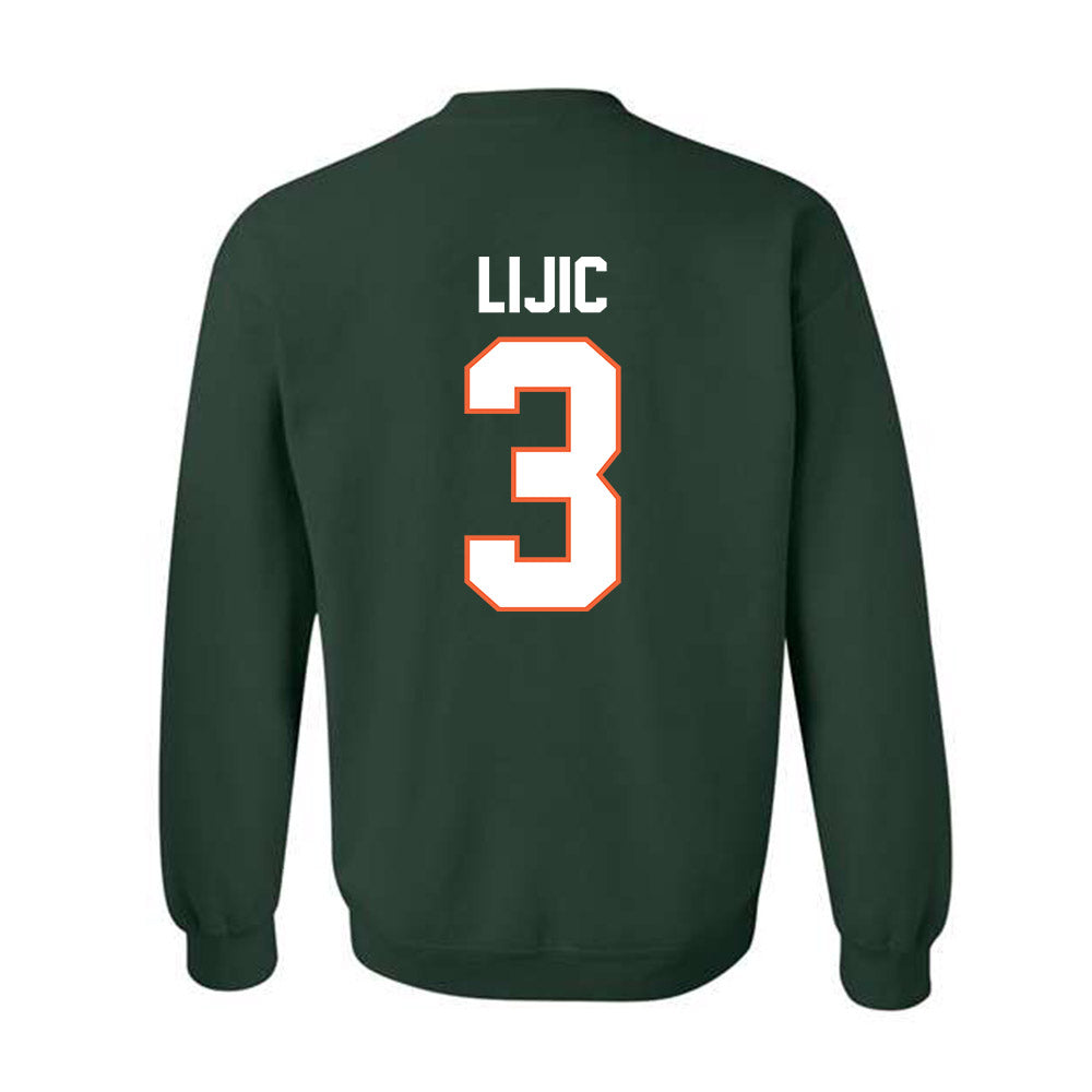 Miami - NCAA Women's Volleyball : Kate Lijic - Classic Shersey Crewneck Sweatshirt-1
