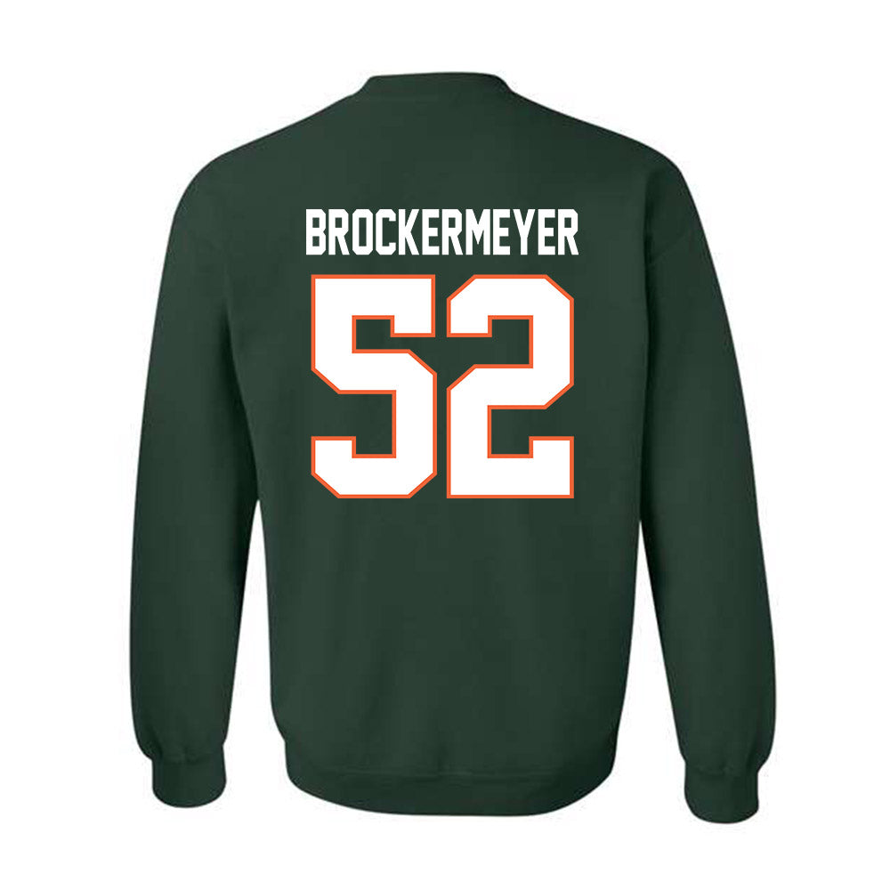 Miami - NCAA Football : James Brockermeyer - Classic Shersey Crewneck Sweatshirt-1