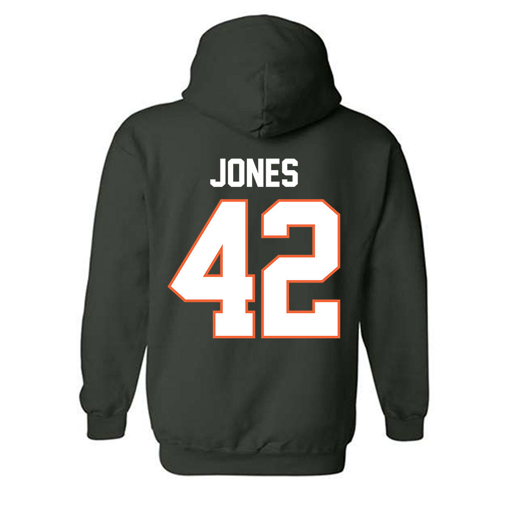 Miami - NCAA Football : Artavius Jones - Classic Shersey Hooded Sweatshirt-1