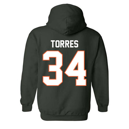 Miami - NCAA Baseball : Michael Torres - Classic Shersey Hooded Sweatshirt-1