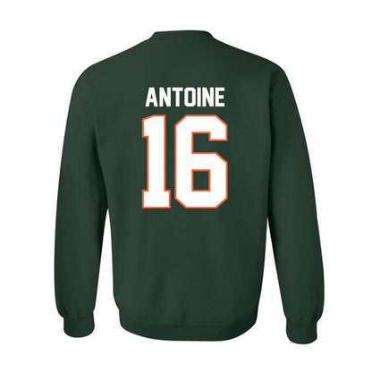 Miami - NCAA Football : Jaboree Antoine - Classic Shersey Crewneck Sweatshirt-1