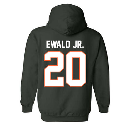 Miami - NCAA Football : Chris Ewald Jr. - Classic Shersey Hooded Sweatshirt-1