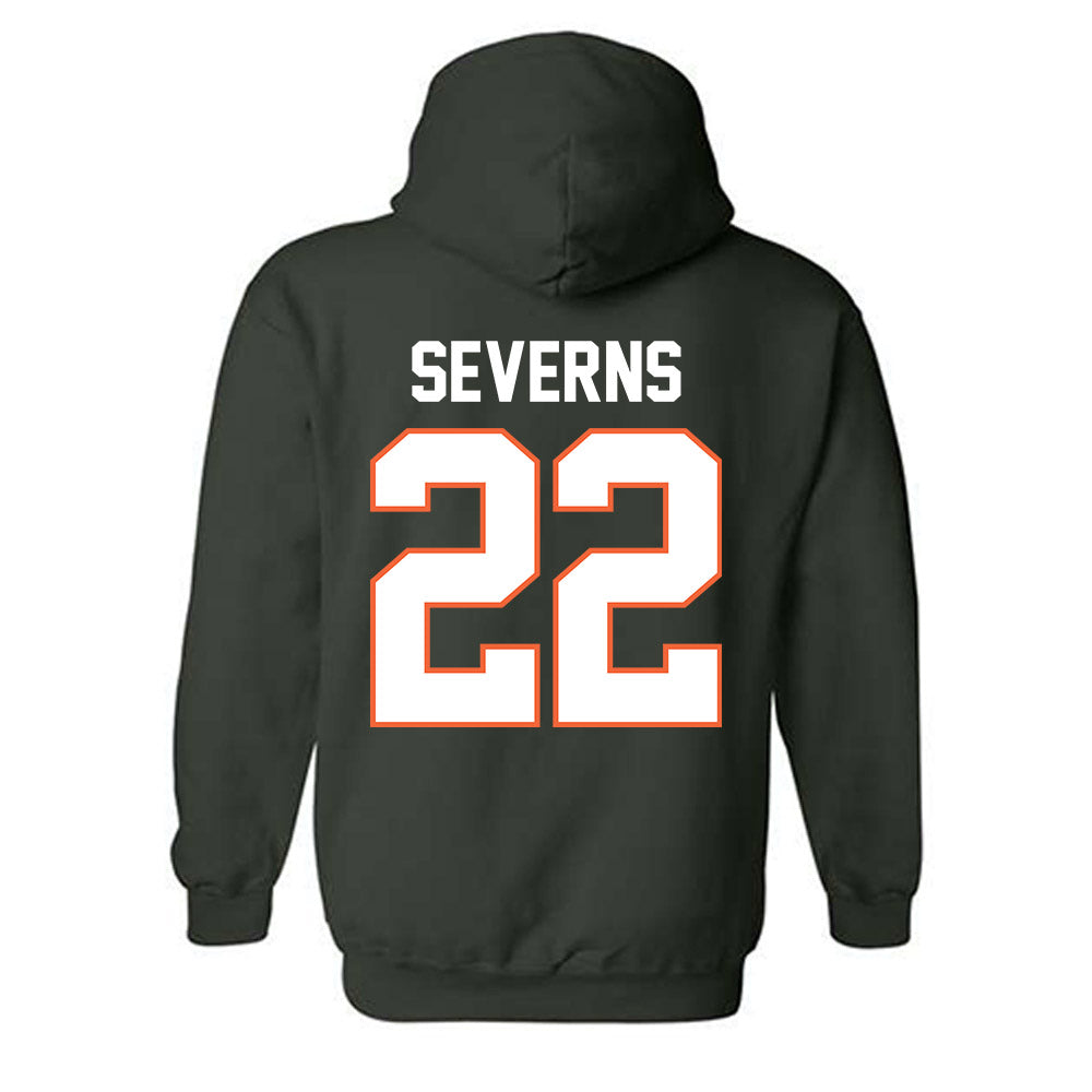 Miami - NCAA Women's Soccer : Brie Severns - Classic Shersey Hooded Sweatshirt-1
