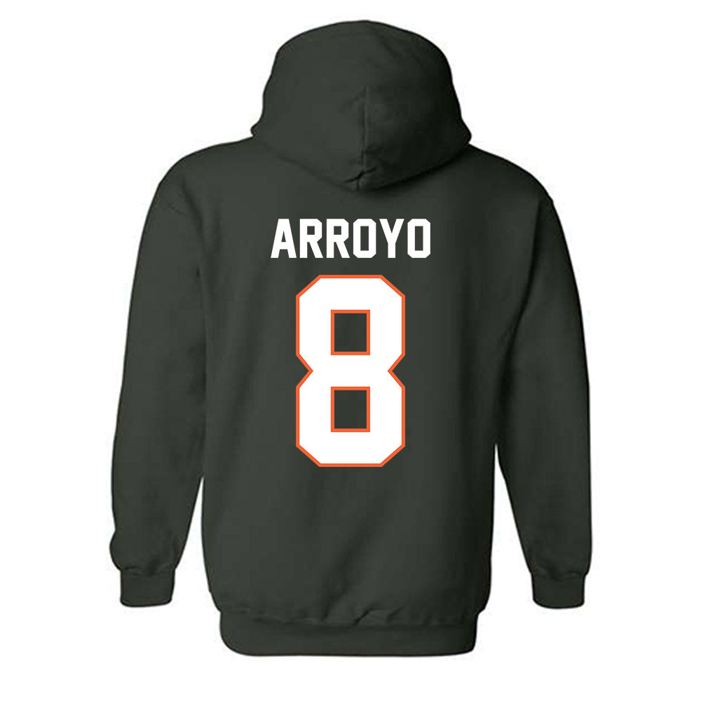 Miami - NCAA Football : Elijah Arroyo - Classic Shersey Hooded Sweatshirt-1