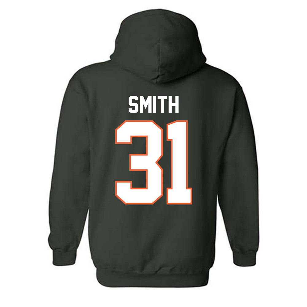Miami - NCAA Baseball : Will Smith - Classic Shersey Hooded Sweatshirt-1