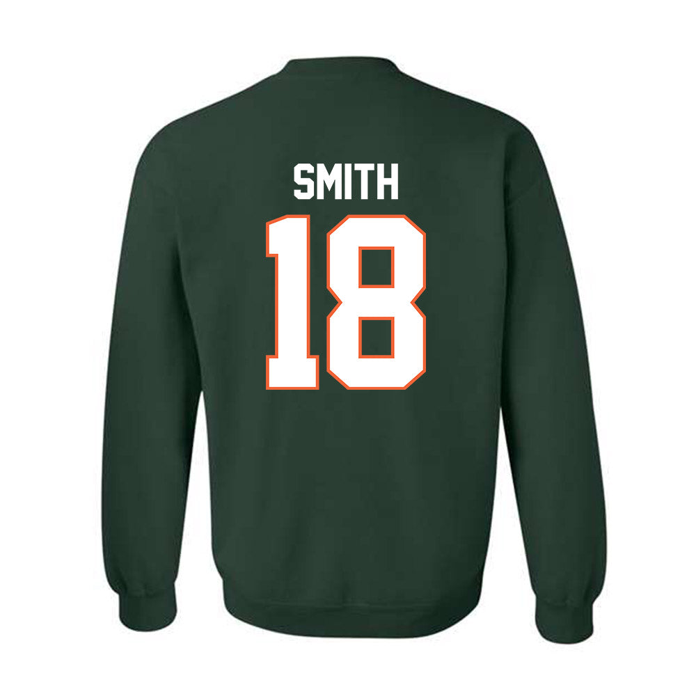 Miami - NCAA Football : Nikao Smith - Classic Shersey Crewneck Sweatshirt