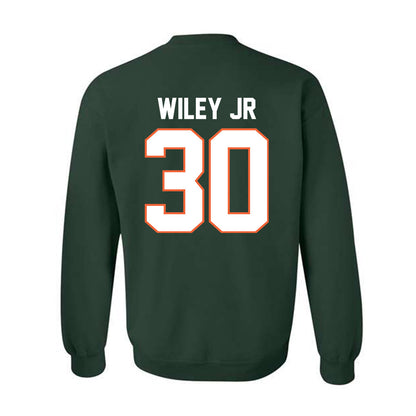 Miami - NCAA Football : Kellen Wiley Jr - Classic Shersey Crewneck Sweatshirt-1