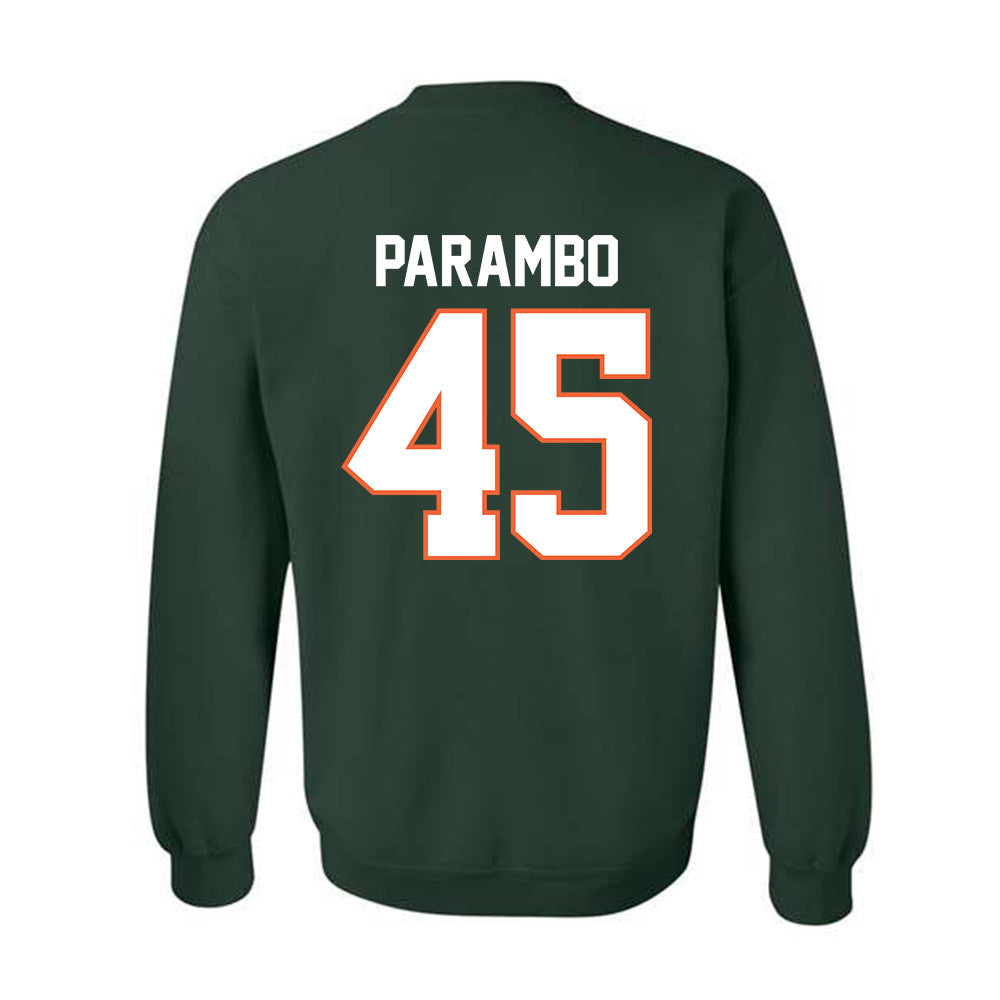 Miami - NCAA Football : Luke Parambo - Classic Shersey Crewneck Sweatshirt