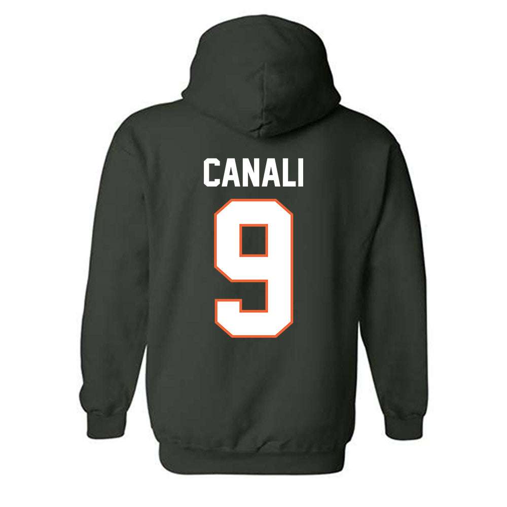 Miami - NCAA Women's Soccer : Giovana Canali - Classic Shersey Hooded Sweatshirt-1