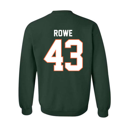 Miami - NCAA Football : Tyler Rowe - Classic Shersey Crewneck Sweatshirt-1