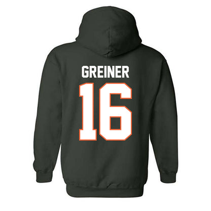 Miami - NCAA Women's Soccer : Sarah Greiner - Classic Shersey Hooded Sweatshirt-1