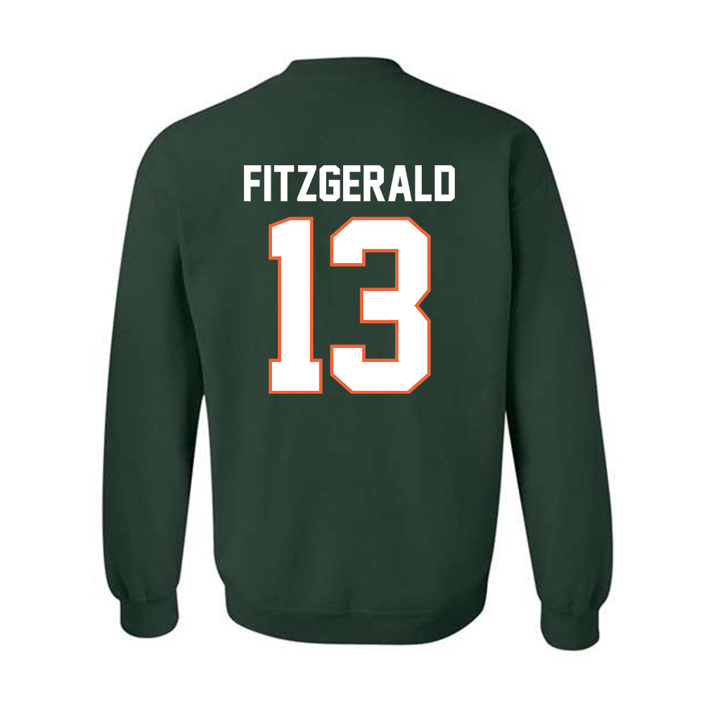 Miami - NCAA Football : Bryce Fitzgerald - Classic Shersey Crewneck Sweatshirt-1