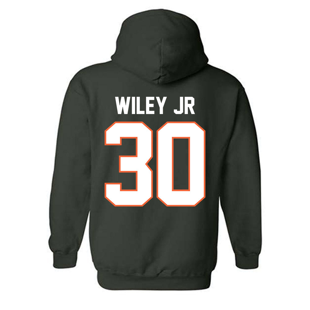 Miami - NCAA Football : Kellen Wiley Jr - Classic Shersey Hooded Sweatshirt-1
