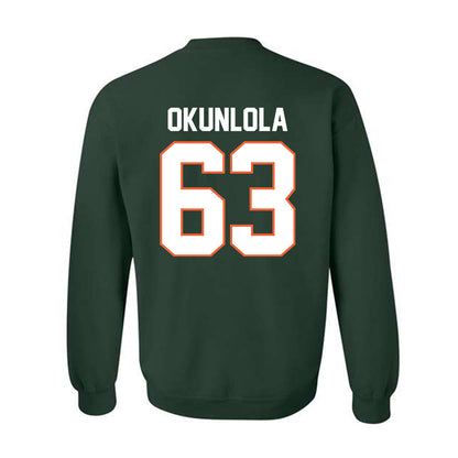 Miami - NCAA Football : Samson Okunlola - Classic Shersey Crewneck Sweatshirt-1