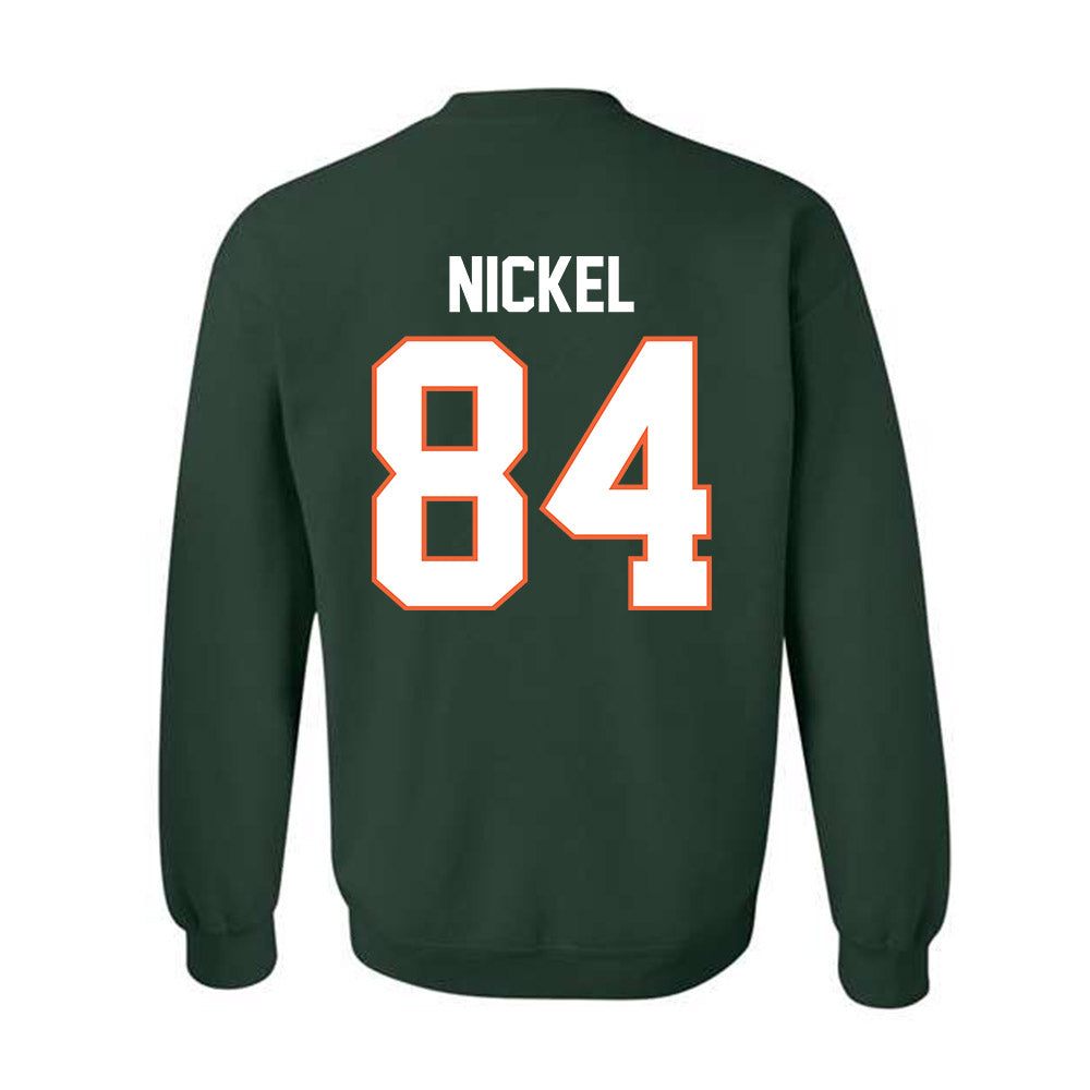 Miami - NCAA Football : Jack Nickel - Classic Shersey Crewneck Sweatshirt-1