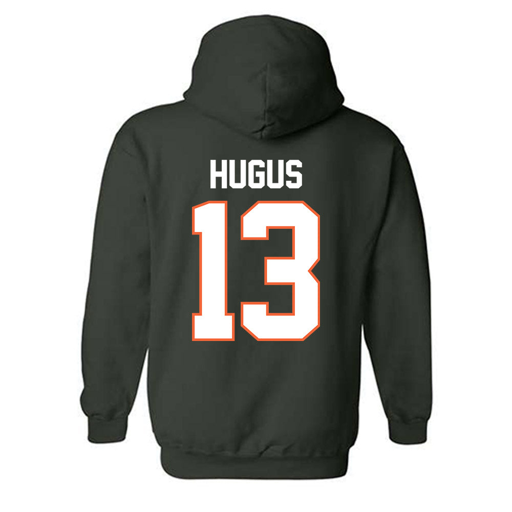 Miami - NCAA Baseball : Griffin Hugus - Classic Shersey Hooded Sweatshirt-1
