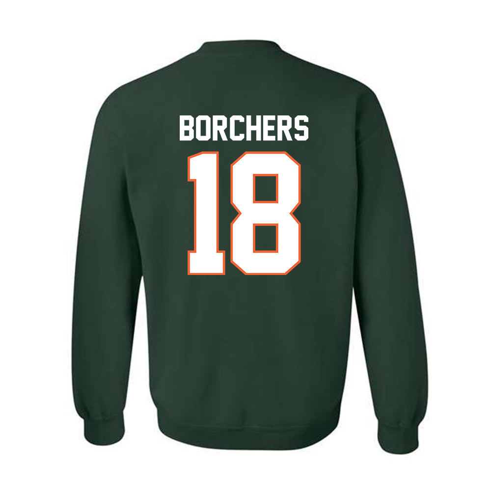 Miami - NCAA Football : Joe Borchers - Classic Shersey Crewneck Sweatshirt-1