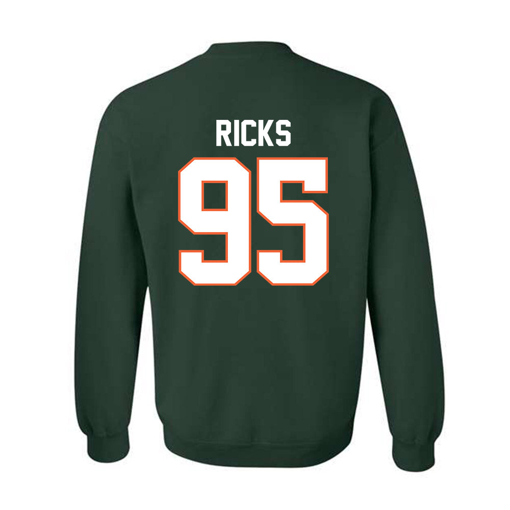 Miami - NCAA Football : Cooper Ricks - Classic Shersey Crewneck Sweatshirt