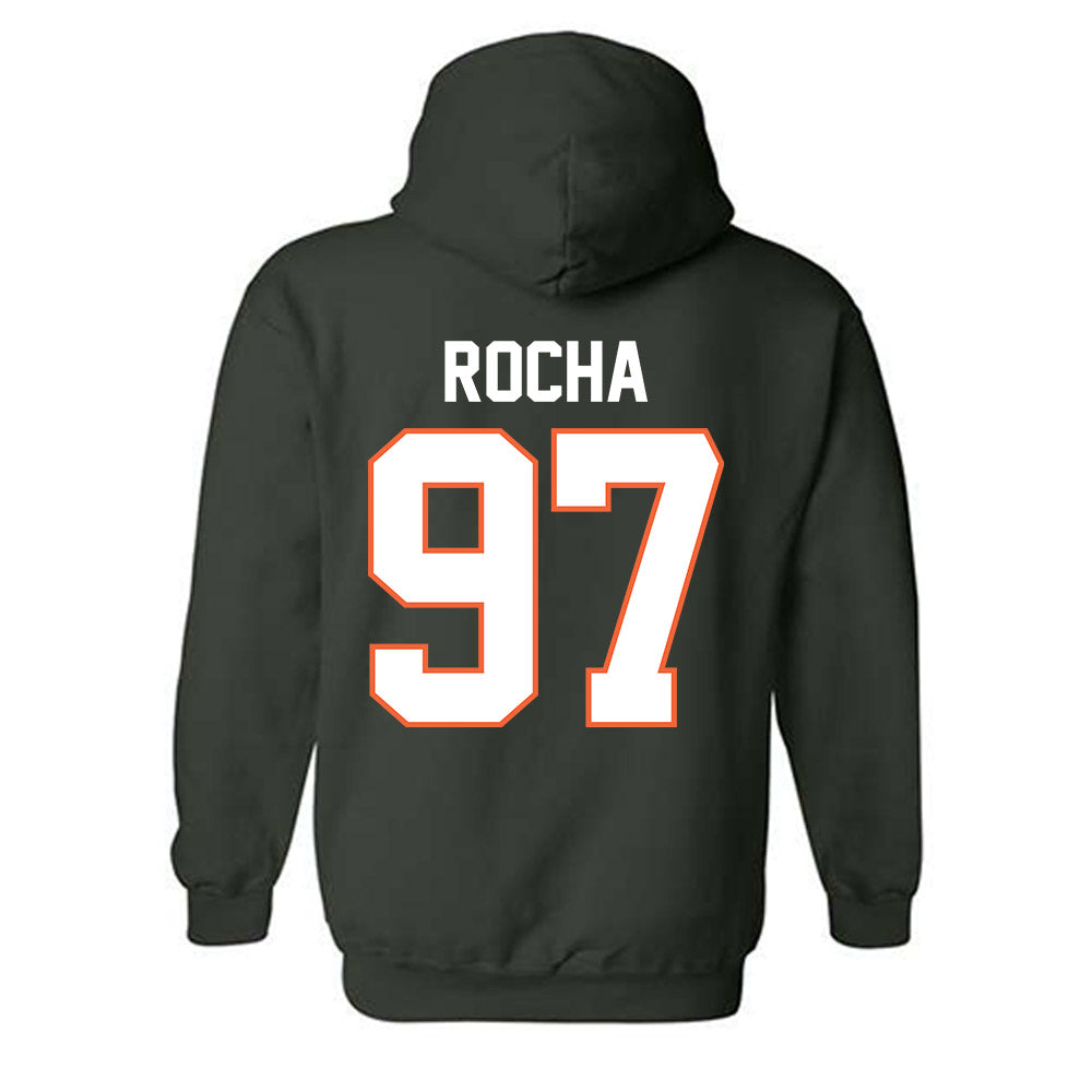 Miami - NCAA Football : Will Rocha - Classic Shersey Hooded Sweatshirt-1