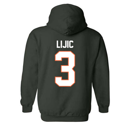 Miami - NCAA Women's Volleyball : Kate Lijic - Classic Shersey Hooded Sweatshirt-1