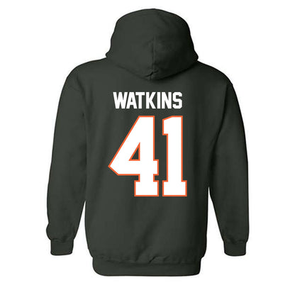 Miami - NCAA Baseball : Jailen Watkins - Classic Shersey Hooded Sweatshirt-1