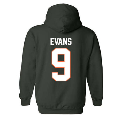 Miami - NCAA Baseball : Rob Evans - Classic Shersey Hooded Sweatshirt-1
